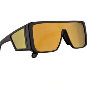 Tom Ford Miami Vice Reflective Atticus Style Gold Yellow orange sunglasses